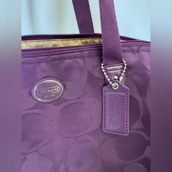 Coach Nylon Large Weekender Tote w/ Pouch - Picture 2 of 9